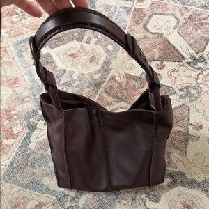 Los Feliz Medium tote by The Sac - Elegant Dark Brown Leather Shoulder Bag